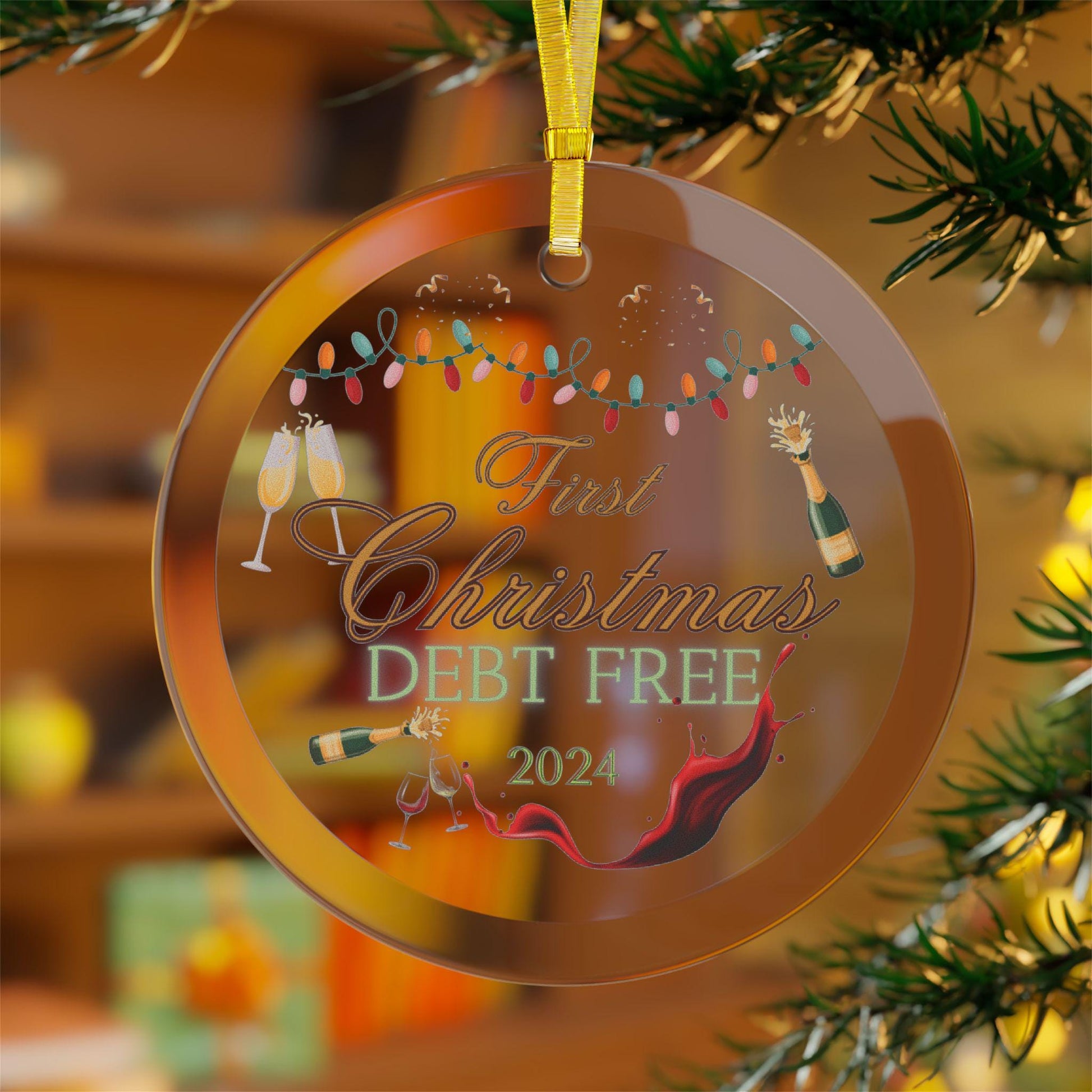 First Christmas Debt Free Ornament, Debt Free Holiday Decor, Debt Free 2024 Ornament, Financial Freedom Christmas, Money-Saving Christmas Gift, Debt Free Journey Ornament, Budget-Friendly Holiday Decor, Debt Free Family Gift, Debt Free Keepsake,Gifts