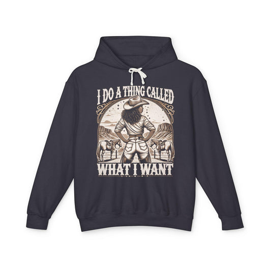 Comfort Colors Lightweight Hoodie | Boss Lady | I Do A Thing Called What I Want